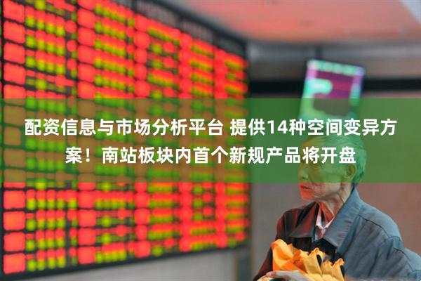 配资信息与市场分析平台 提供14种空间变异方案！南站板块内首个新规产品将开盘